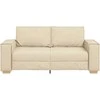 Dvivietė sofa, kreminės spalvos, 180x78x84 cm, audinys