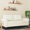 Dvivietė sofa, kreminės spalvos, 140cm, aksomas