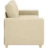 Dvivietė sofa, kreminės spalvos, 180x77x82 cm, audinys