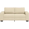 Dvivietė sofa, kreminės spalvos, 180x77x82 cm, audinys