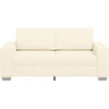 Dvivietė sofa, kreminės spalvos, 180x77x82 cm, velvetas, audinys