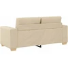 Dvivietė sofa, kreminės spalvos, 180x77x82 cm, audinys