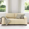 Dvivietė sofa, kreminės spalvos, 180x77x82 cm, audinys