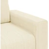 Dvivietė sofa, kreminės spalvos, 180x77x82 cm, velvetas, audinys