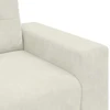 Dvivietė sofa, kreminės spalvos, 180x77x82 cm, aksominė