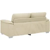 Dvivietė sofa, kreminės spalvos, 180x81x84 cm, dirbtinė oda