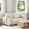 Dvivietė sofa, lininė, 160x78x84 cm