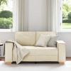 Dvivietė sofa, lininė, 160x78x84 cm
