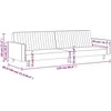 Dvivietė sofa-lova, rudos spalvos, dirbtinė oda