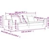 Dvivietė sofa-lova su dvejomis pagalvėmis, taupe, audinys