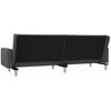 Dvivietė sofa-lova su dvejomis pagalvėmis, pilka, audinys