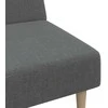 Dvivietė sofa-lova, šviesiai pilkos spalvos, audinys