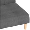 Dvivietė sofa-lova, šviesiai pilkos spalvos, audinys