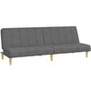 Dvivietė sofa-lova, šviesiai pilkos spalvos, audinys