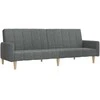 Dvivietė sofa-lova, šviesiai pilkos spalvos, audinys