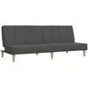 Dvivietė sofa-lova, tamsiai pilkos spalvos, audinys