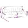 Dvivietė sofa-lova, taupe spalvos, audinys