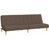 Dvivietė sofa-lova, taupe spalvos, audinys
