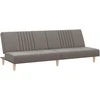 Dvivietė sofa-lova, taupe spalvos, audinys