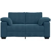 Dvivietė sofa, mėlyna, 160x77x82 cm, aksomas