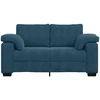 Dvivietė sofa, mėlyna, 160x77x82 cm, aksomas