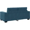 Dvivietė sofa, mėlyna, 180x77x82 cm, aksomas