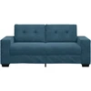 Dvivietė sofa, mėlyna, 180x77x82 cm, aksomas