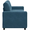 Dvivietė sofa, mėlyna, 180x77x82 cm, aksomas
