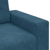 Dvivietė sofa, mėlyna, 180x77x82 cm, aksomas