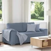 Dvivietė sofa, mėlyna, 180x77x82 cm, velvetas, audinys