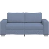 Dvivietė sofa, mėlyna, 180x77x82 cm, velvetas, audinys