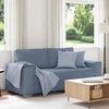 Dvivietė sofa, mėlyna, 180x77x82 cm, velvetas, audinys