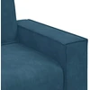 Dvivietė sofa, mėlyna, 180x78x84 cm, aksomas