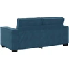 Dvivietė sofa, mėlyna, 180x78x84 cm, aksomas