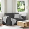 Dvivietė sofa Pilka 160 cm Dirbtinė oda