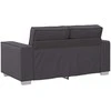 Dvivietė sofa Pilka 160 cm Dirbtinė oda