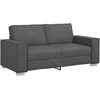 Dvivietė sofa Pilka 180 cm Dirbtinė oda
