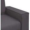 Dvivietė sofa Pilka 180 cm Dirbtinė oda