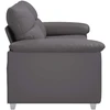 Dvivietė sofa, pilka, 180x81x84 cm, dirbtinė oda