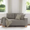 Dvivietė sofa, pilkai pilka, 160x77x82 cm, audinys