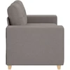 Dvivietė sofa, pilkai pilka, 160x77x82 cm, audinys