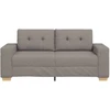 Dvivietė sofa, pilkai pilka, 180x77x82 cm, audinys