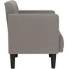Dvivietė sofa, pilkai ruda, 111 cm, audinys