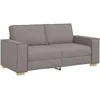 Dvivietė sofa, pilkai ruda, 180x78x84 cm, audinys