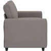Dvivietė sofa, pilkai ruda, 160x77x82 cm, audinys