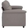 Dvivietė sofa, pilkai ruda, 180x81x84 cm, audinys