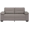 Dvivietė sofa, pilkai ruda, 180x81x84 cm, audinys