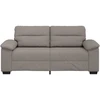 Dvivietė sofa, pilkai ruda, 180x81x84 cm, audinys