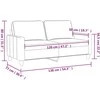 Dvivietė sofa, raudonojo vyno spalvos, 120cm, dirbtinė oda