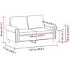 Dvivietė sofa, raudonojo vyno spalvos, 120cm, dirbtinė oda
